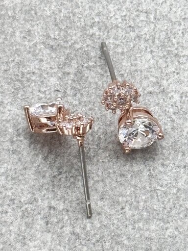 Auskarai CRYSTAL DUO