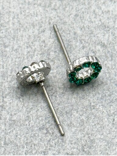 Auskarai EMERALD SATIN Auskarai EMERALD SATIN