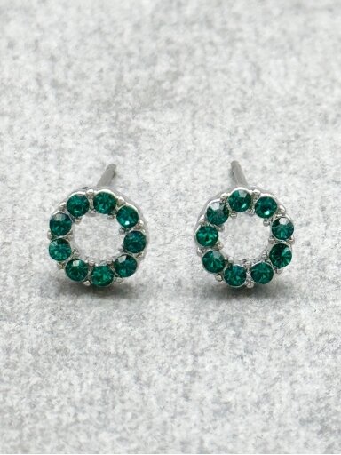 Auskarai EMERALD SATIN Auskarai EMERALD SATIN