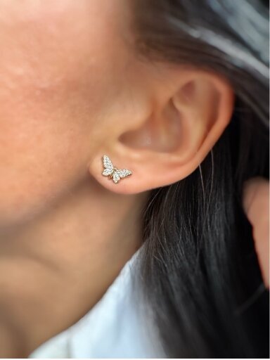 Earrings butterfly