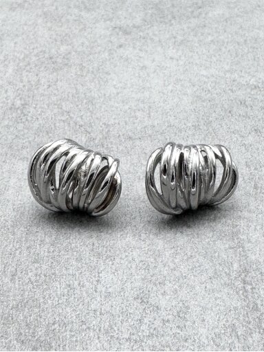 Auskarai TWIST HOOPS