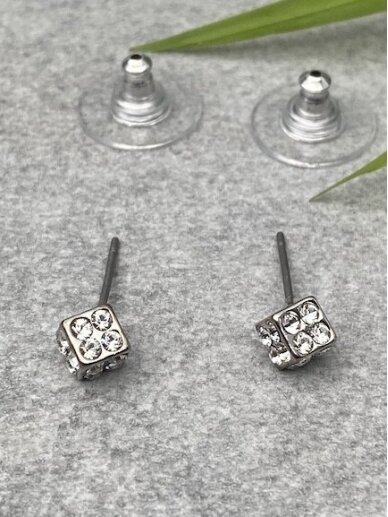 Earrings CUBE OF CRYSTALS 2