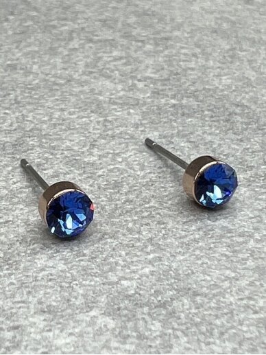 Earrings BLUE ATOMS 1