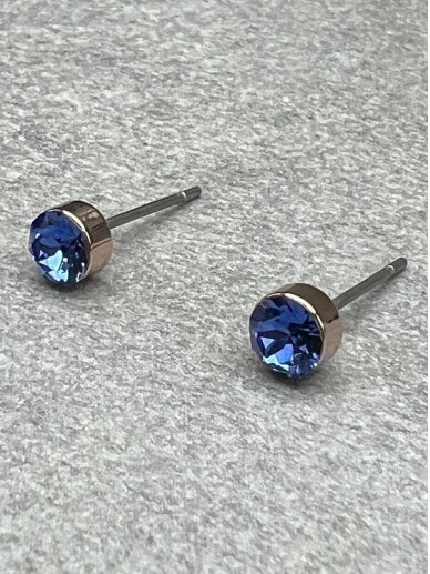 Earrings BLUE ATOMS 2