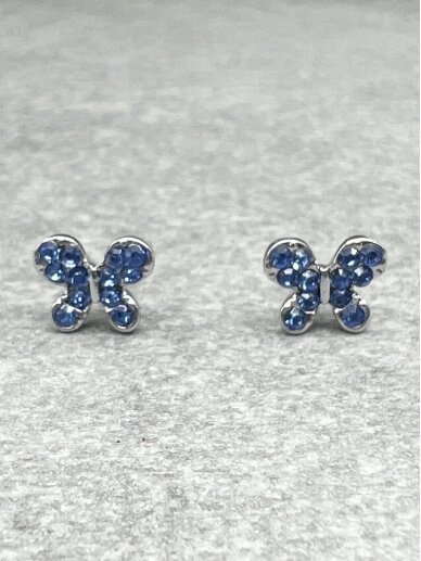 Earrings BLUE WINGS