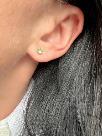 Earrings GREEN GLOW 1