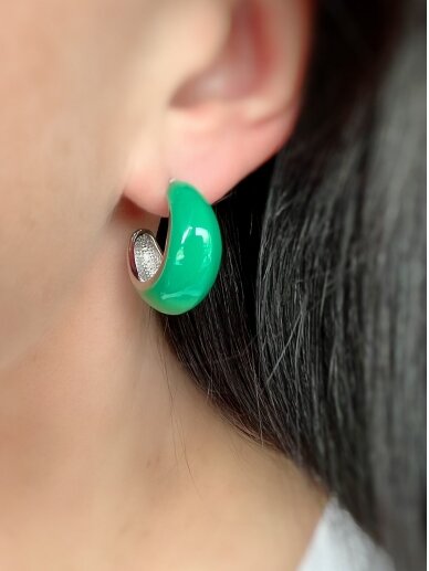 Earrings VERDANT GREEN