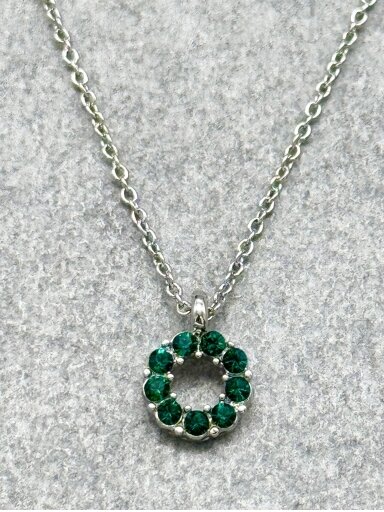 Necklace EMERALD SATIN Necklace EMERALD SATIN