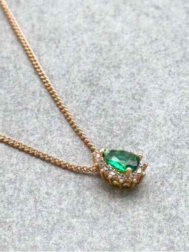Kaklo papuošalas ROYAL EMERALD Kaklo papuošalas ROYAL EMERALD