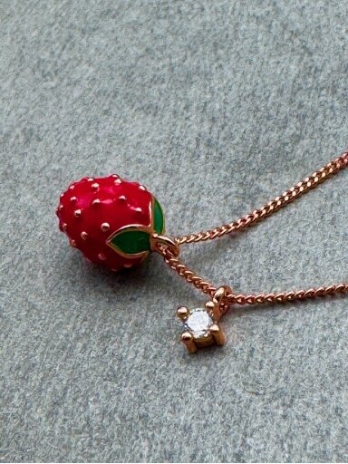 Kaklo papuošalas STRAWBERRY KISS
