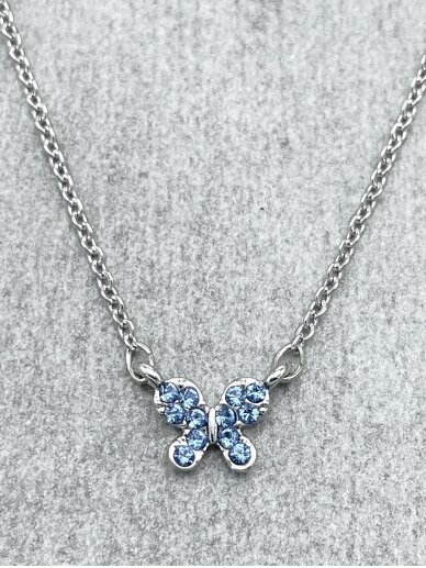 Necklace BLUE WINGS