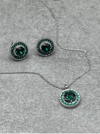 Necklace GREEN EYES 5