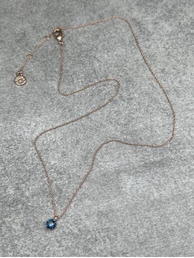 Necklace INVISIBLE BLUE 3