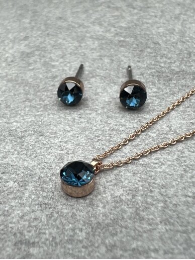 Necklace INVISIBLE BLUE 5