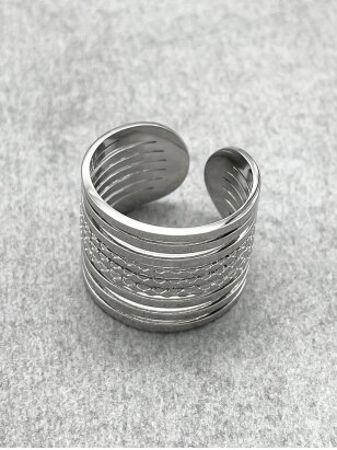 Wide steel ring