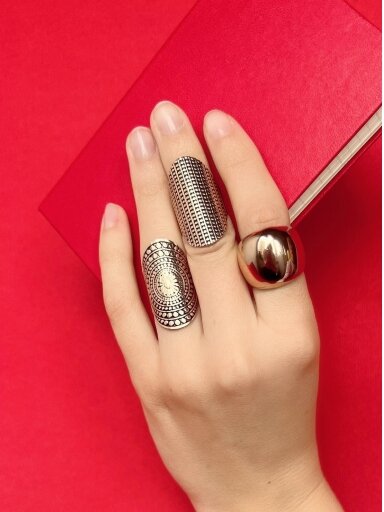Stainless steel ring BOLD BEAUTY