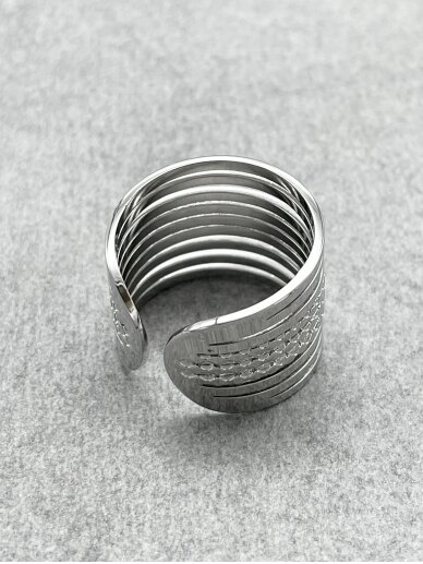 Wide steel ring 2