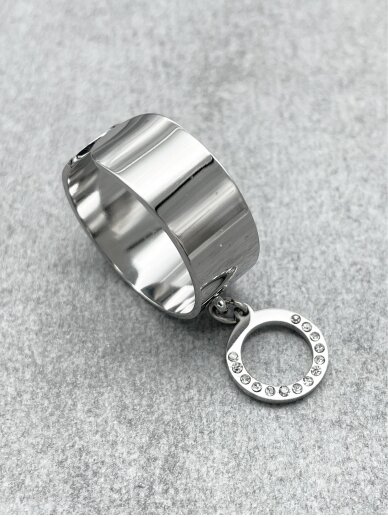 Stainless steel ring SHINING CIRCLE