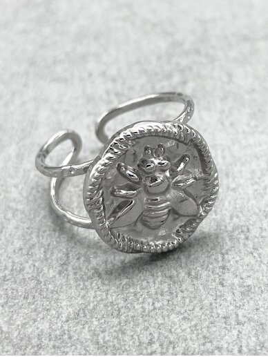Stainless steel ring BEE 2