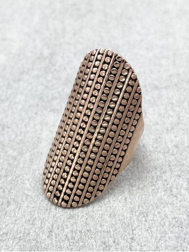 Stainless steel ring DOTS